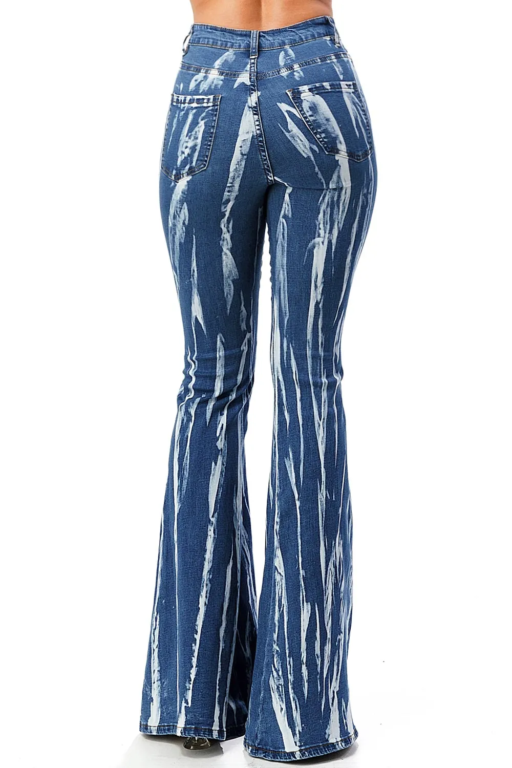 Alchemy Distressed High Rise Flares