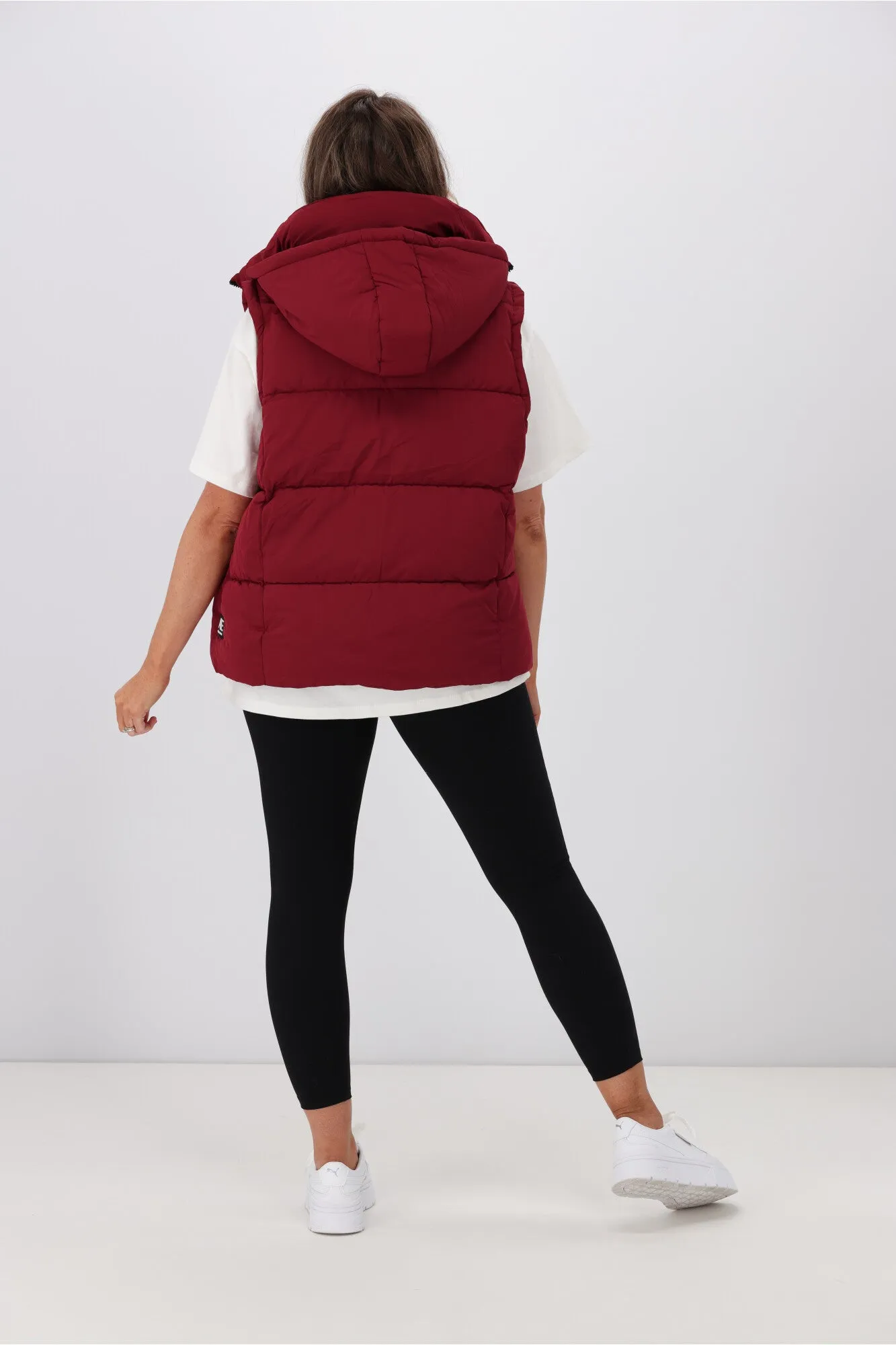 All About Eve Remi Luxe Puffer Vest Port