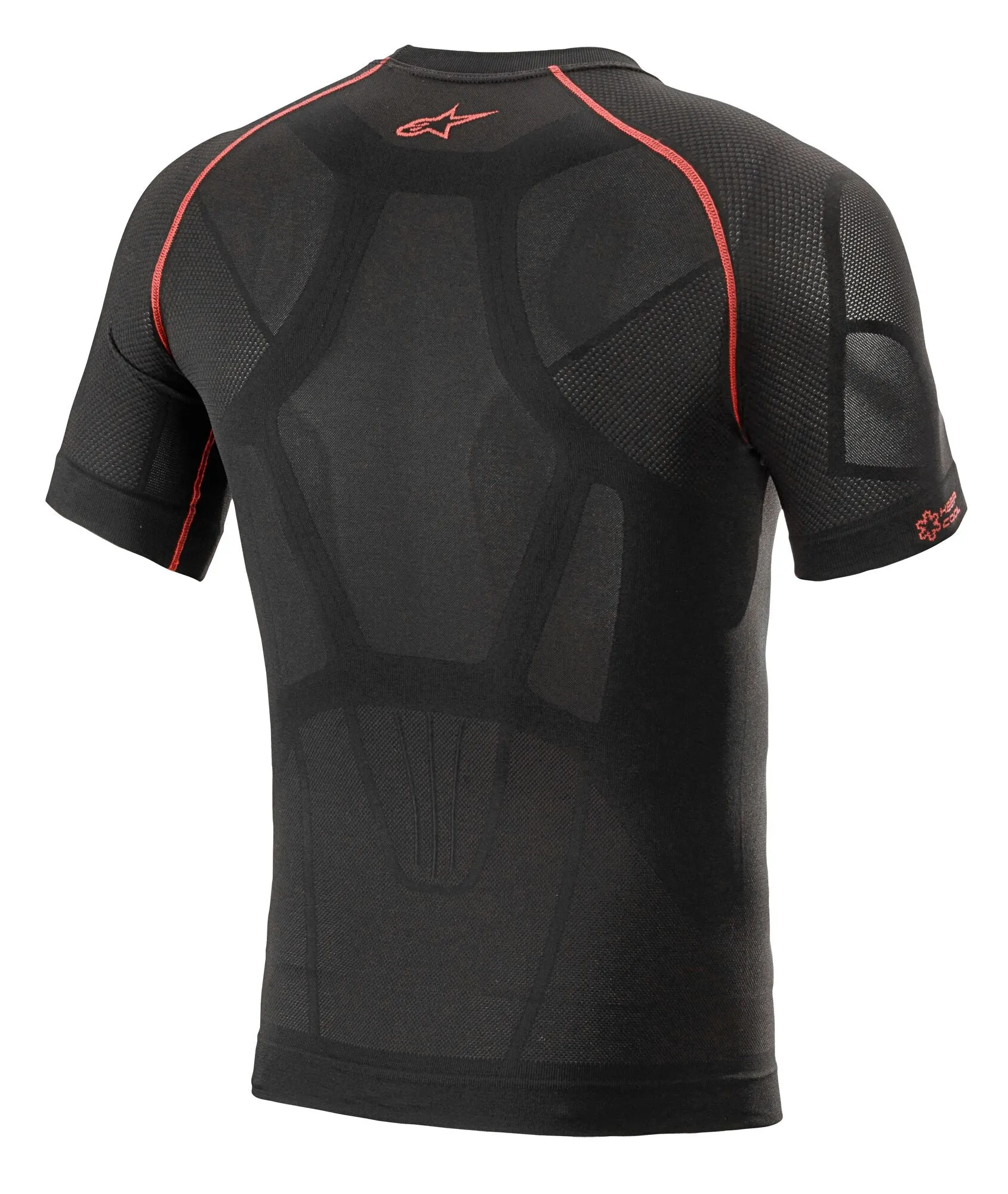 ALPINESTARS 4752721_13_M/L RIDE TECH V2 TOP Short sleeve SUMMER, black/red, Size M/L