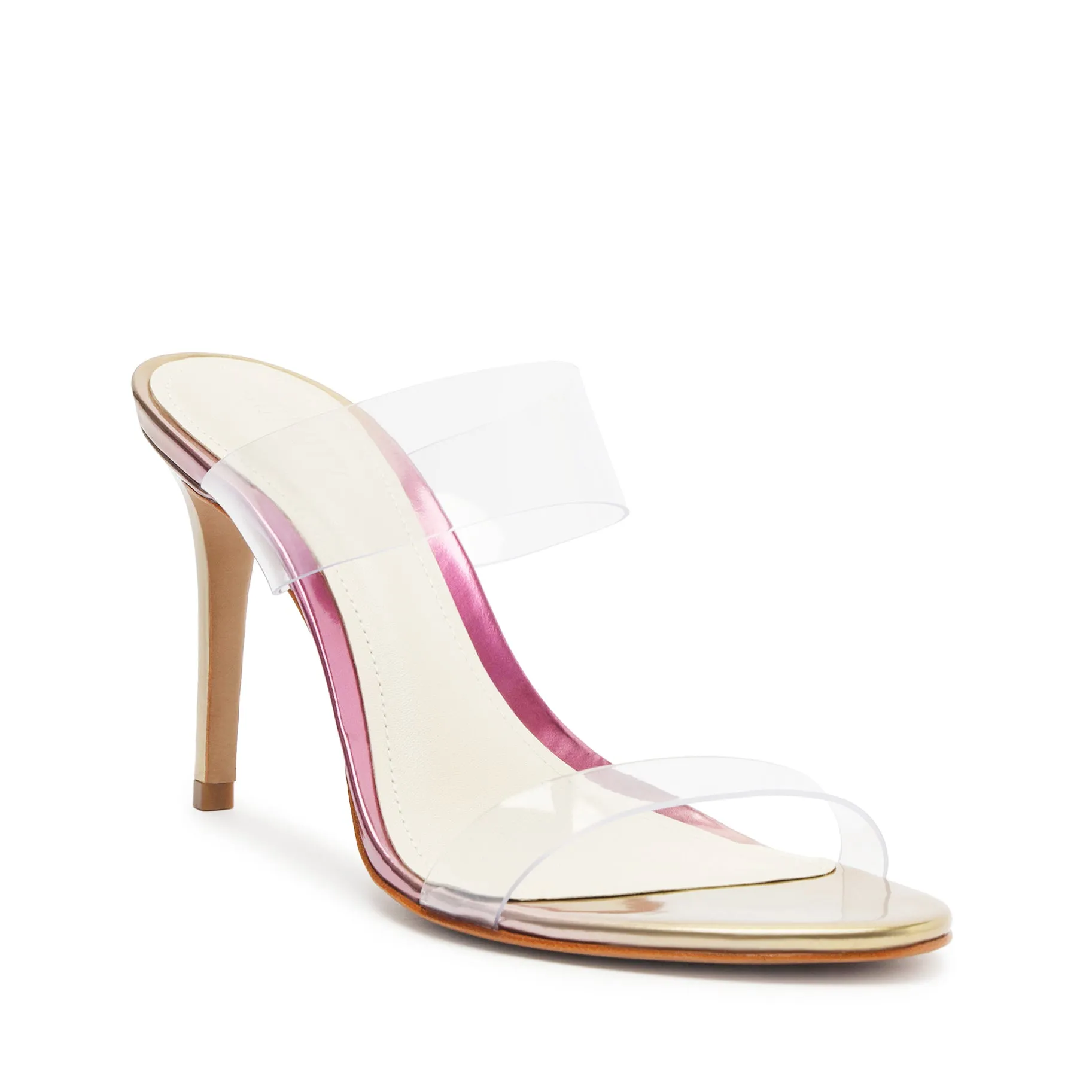 Ariella Vinyl & Metallic Sandal