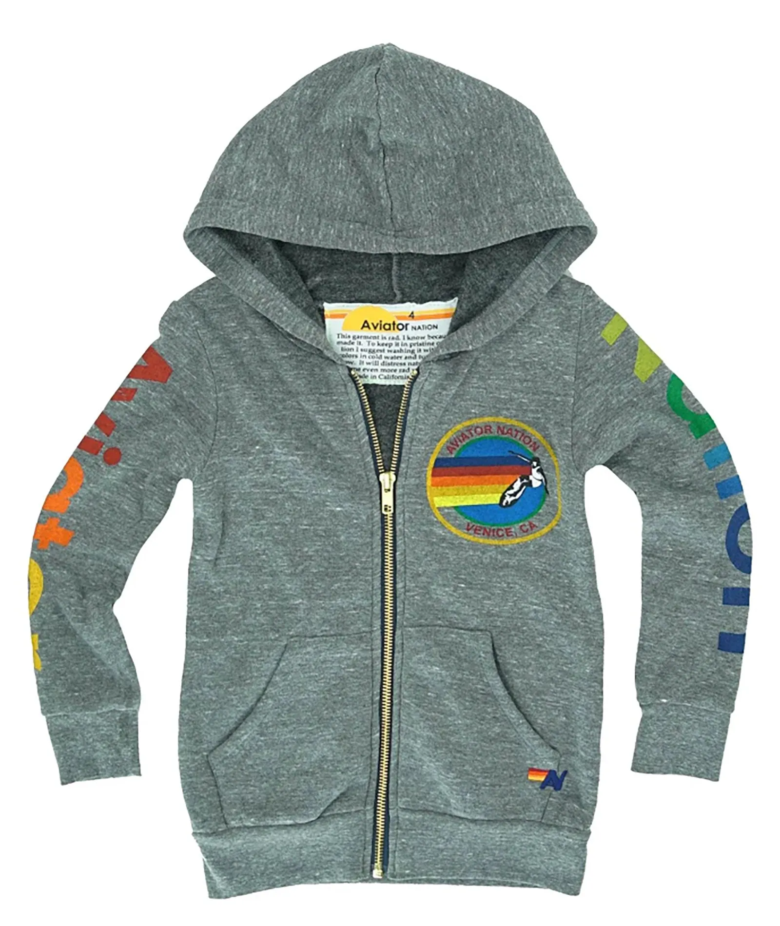 Aviator Nation Kids Venice Zip Hoodie