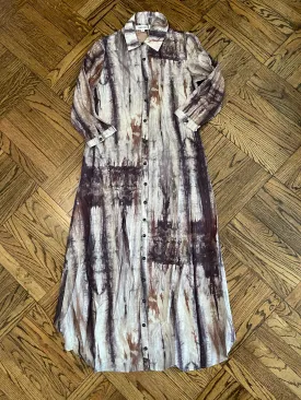 Button Down Tie Dye Dress