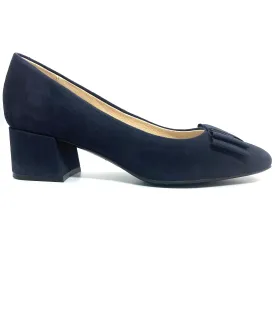 Caprice Ladies square Toe Court Shoe