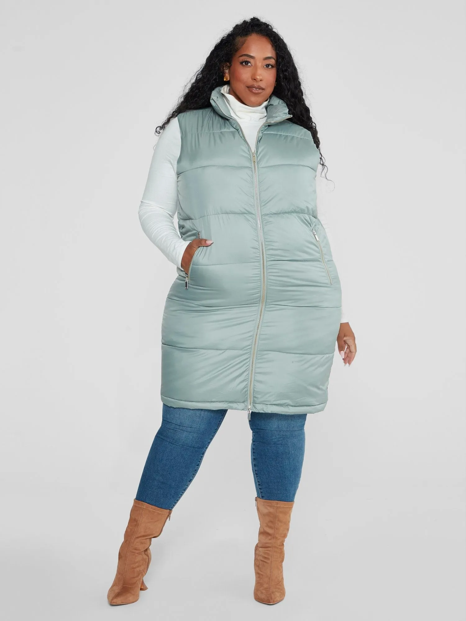 Chanice Long Puffer Vest