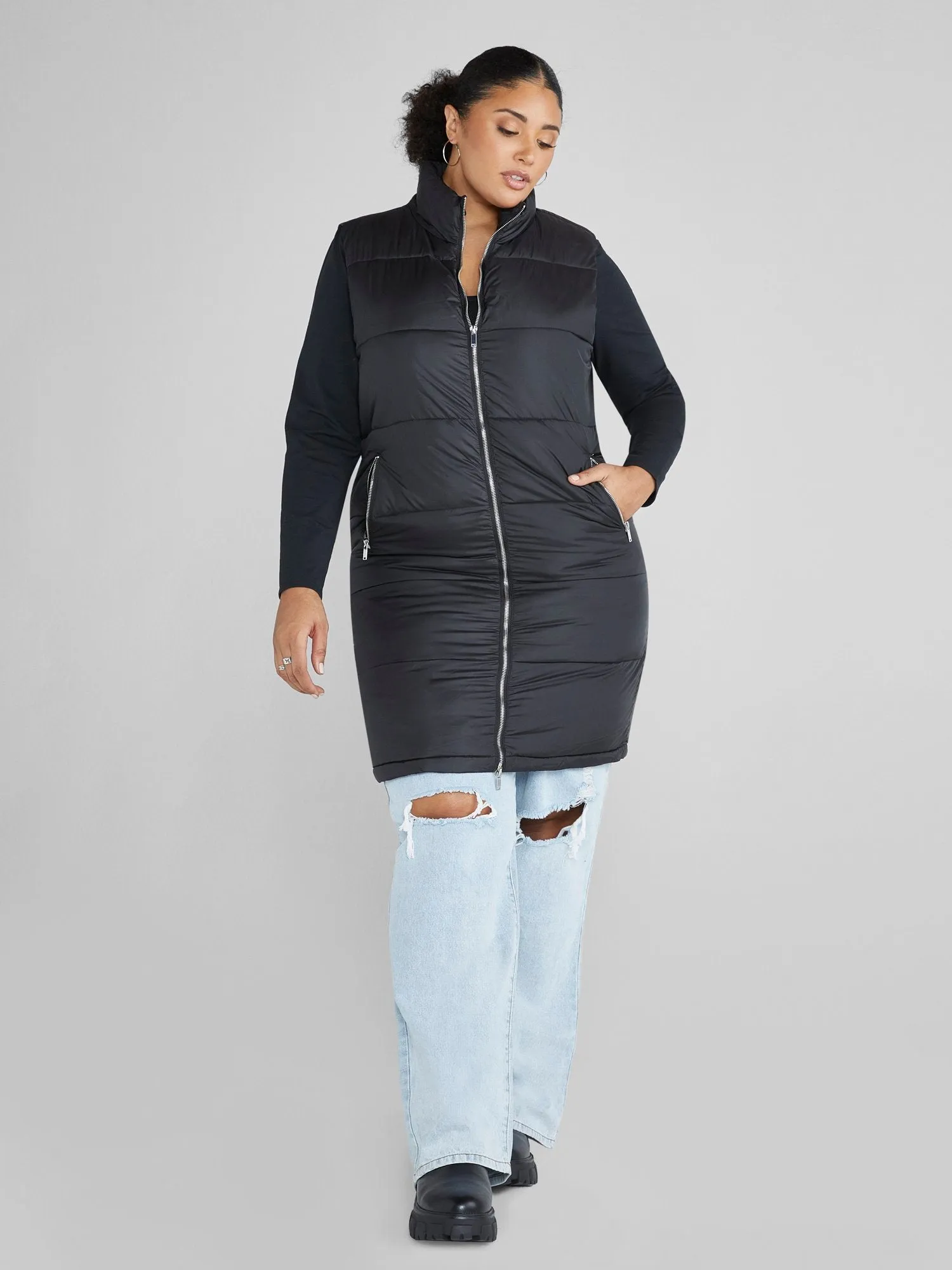 Chanice Long Puffer Vest