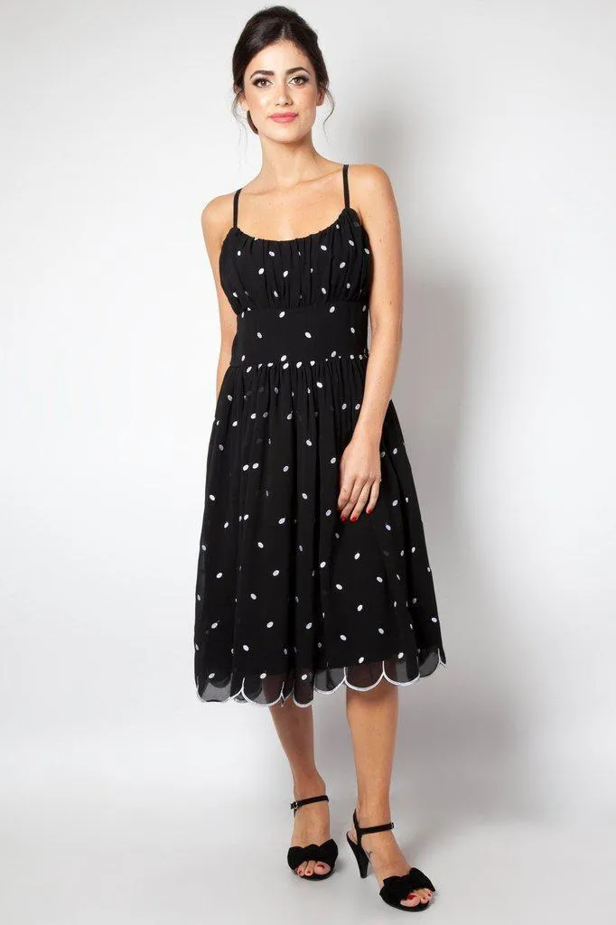 Dotty Polka Dot Flared Dress