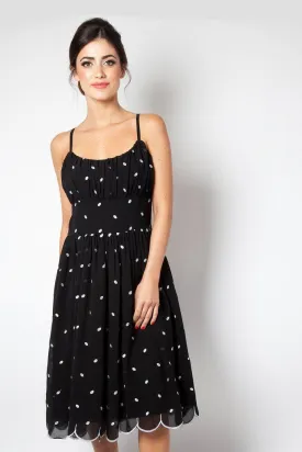 Dotty Polka Dot Flared Dress