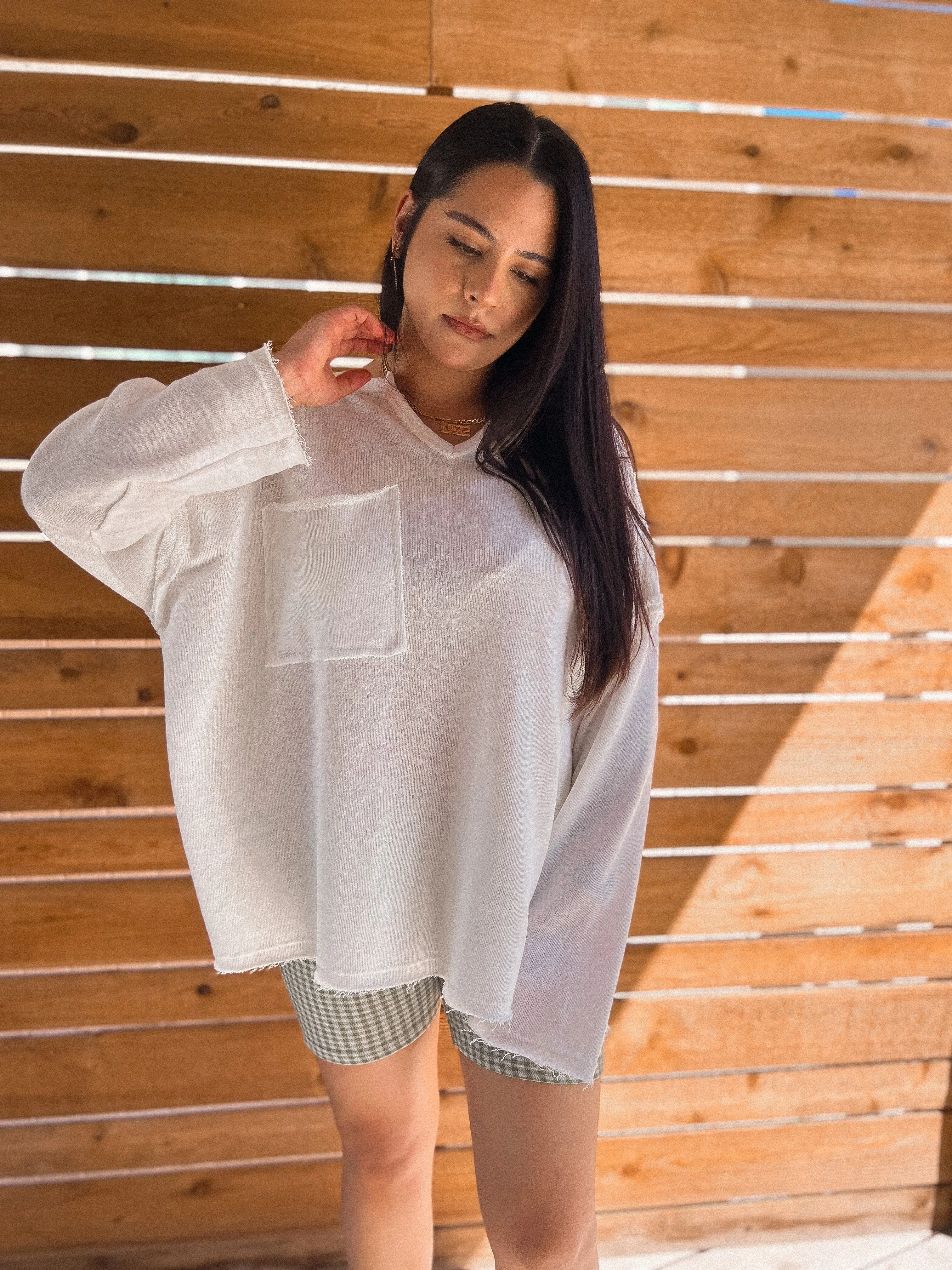 embrace it all oversized sweater