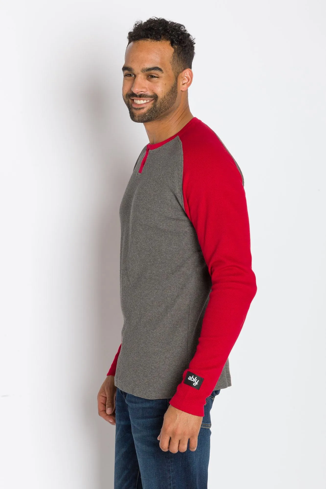 Lyon | Men's Raglan Thermal With Placket