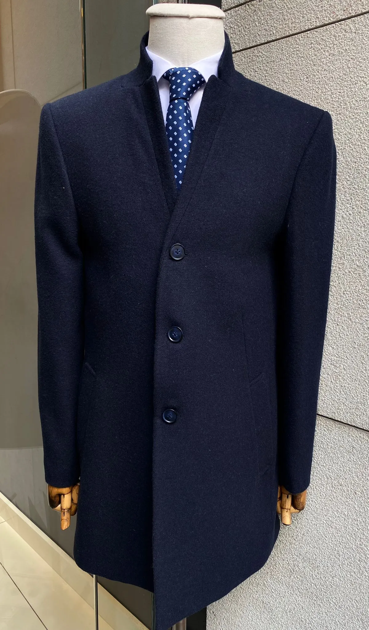 Men's Classic Fit Wool Coat