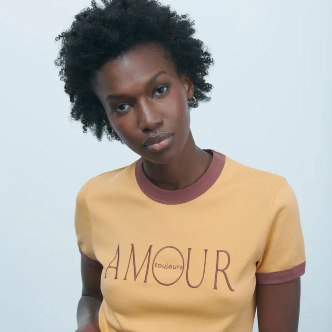 "Toujours Dans Amour" Montherlant T-Shirt (Safari Tan)