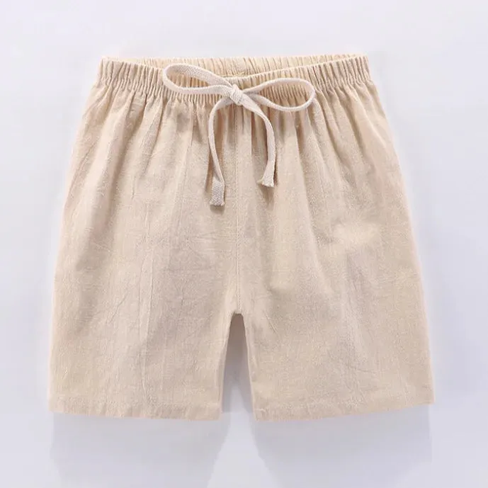 Short Pants Children Shorts for Boys Girls  Clothes Cotton Solid Breathable Summer  Casual Sports Beach Kids Shorts ElasticYoung