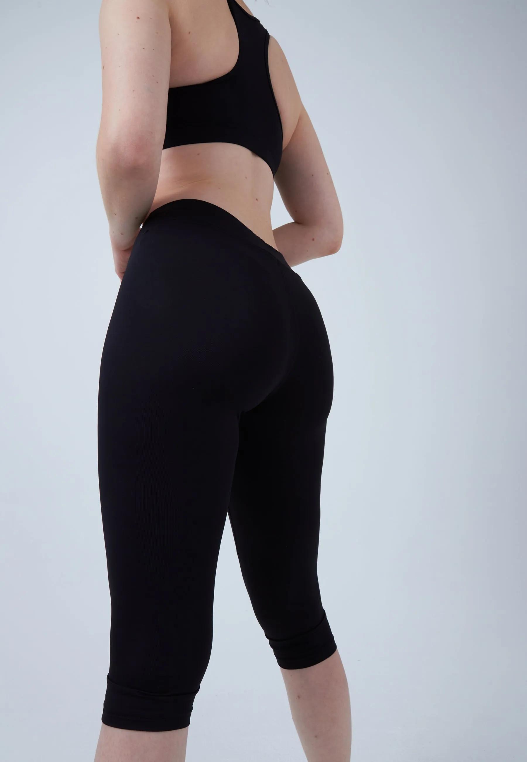 Tennis 3/4 Leggings, black