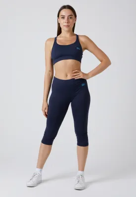 Tennis 3/4 Leggings, navy blue