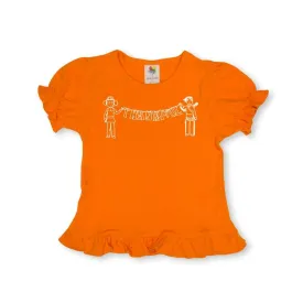 Thankful Short Sleeve Ruffle Tee